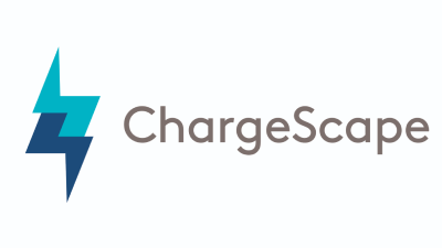 Le logo ChargeSpace sur lequel deux éclairs se superposent.