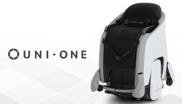 The Honda hands-free seated personal mobility product, the Uni-One, is pictured.